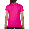 Comfort Colors Women's Neon Pink Fitted Ringspun T-Shirt