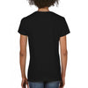 Comfort Colors Women's Black V Neck T-Shirt