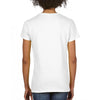 Comfort Colors Women's White V Neck T-Shirt