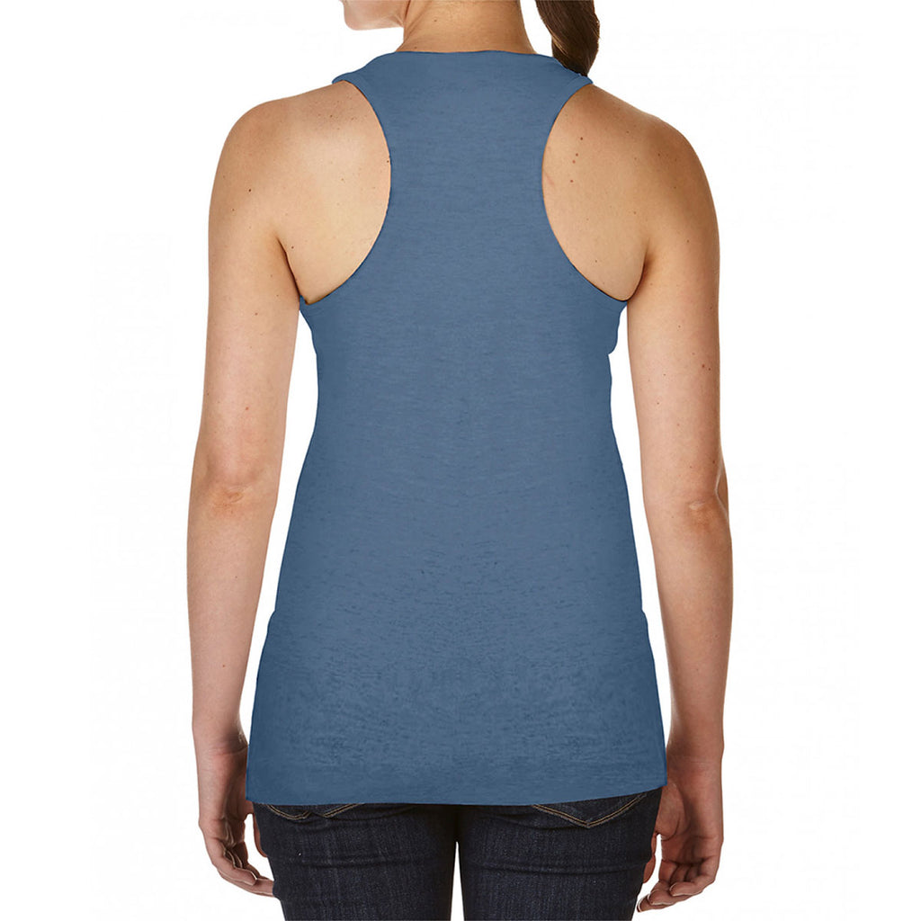 Comfort Colors Women's Blue Jean Racer Back Vest