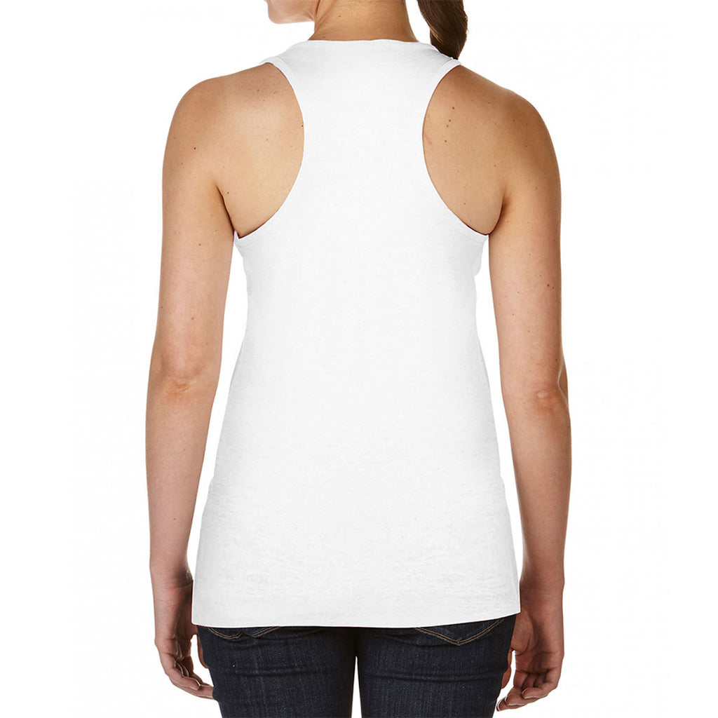Comfort Colors Women's White Racer Back Vest