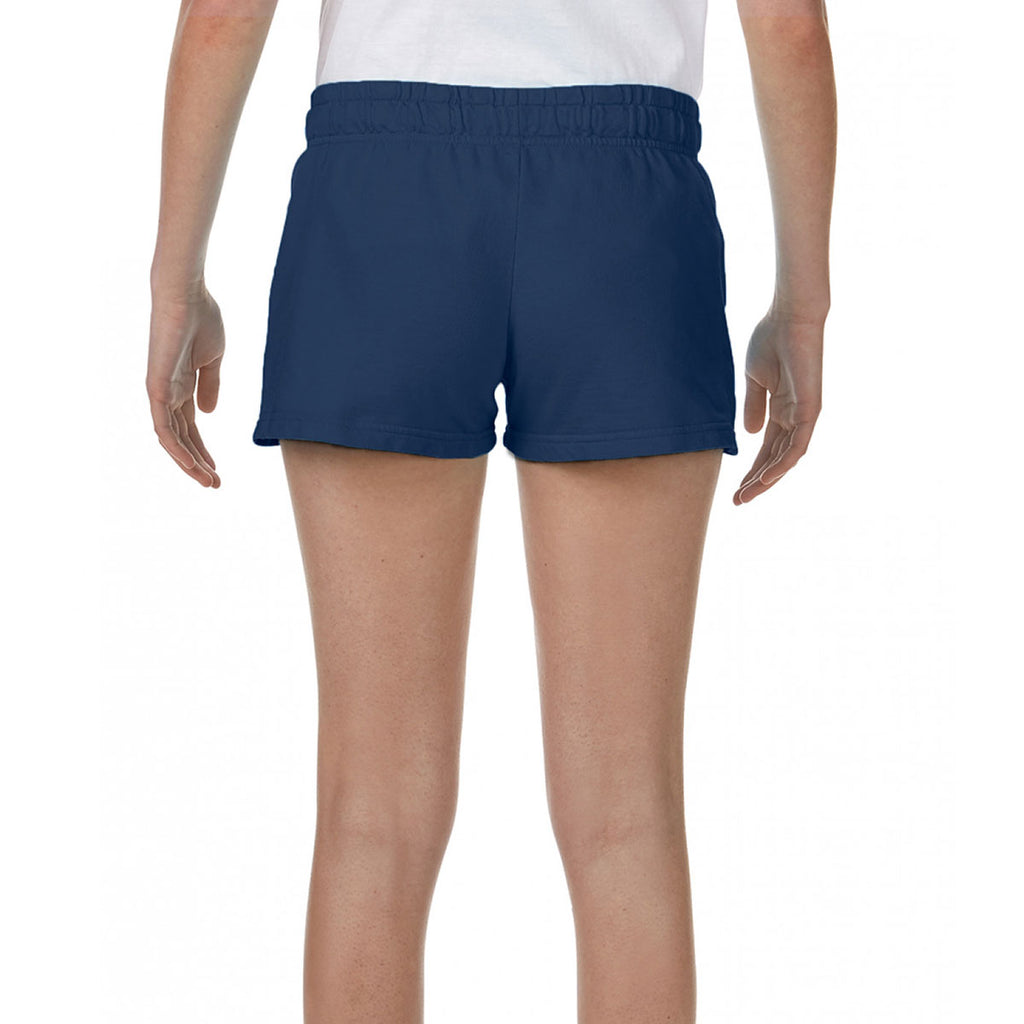 Comfort Colors Women's True Navy French Terry Shorts