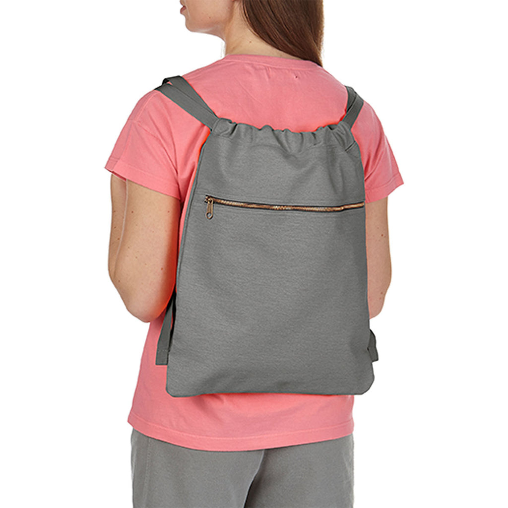 Comfort Colors Grey Canvas Cinch Sak