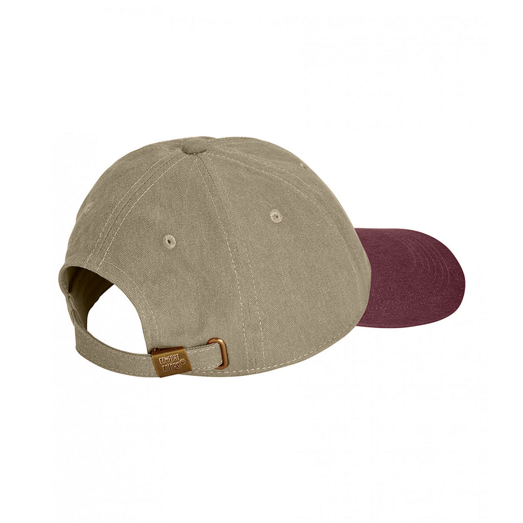 Comfort Colors Khaki/Vineyard Pigment Dyed Cap