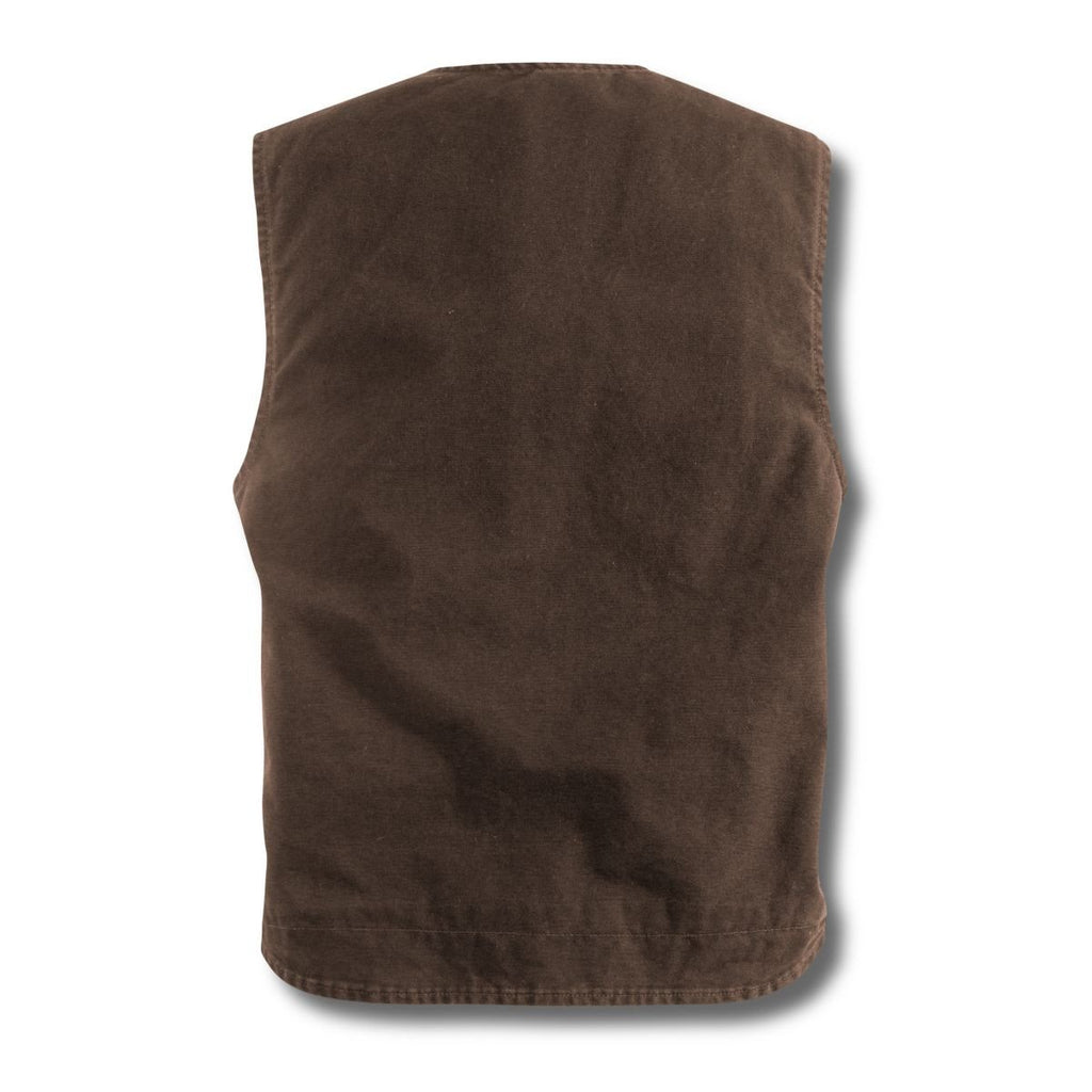 Carhartt Men's Dark Brown Rugged Vest