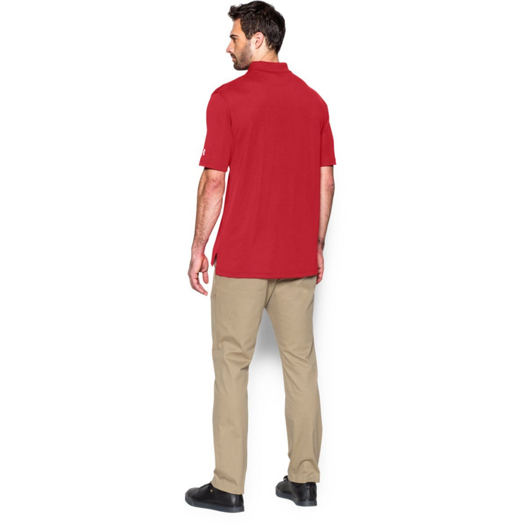 Under Armour Corporate Men's Red Performance Polo
