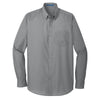 w100-port-authority-grey-poplin-shirt