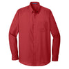 w100-port-authority-red-poplin-shirt