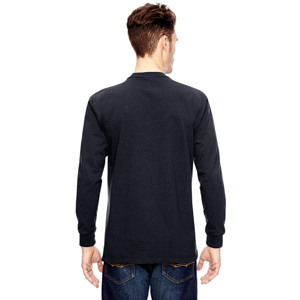 Dickies Men's Dark Navy 6.75 oz. Heavyweight Work Long-Sleeve Tall Work T-Shirt