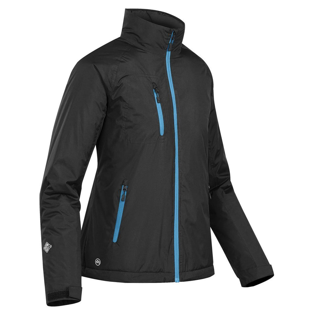 Stormtech Women's Black/Electric Blue Bolt Thermal Shell