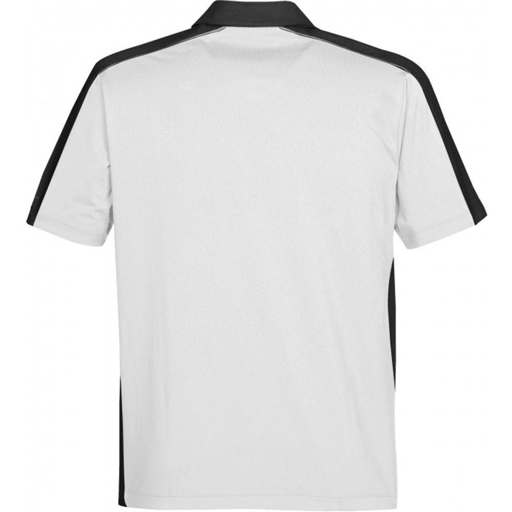 Stormtech Men's White/Black Optic Technical Polo