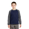 yst242-sport-tek-navy-crewneck