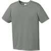 Sport-Tek Youth Grey Concrete PosiCharge Competitor Tee