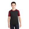 yst371-sport-tek-red-tee