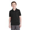 yst640-sport-tek-black-polo