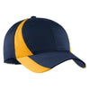 ystc11-sport-tek-gold-colorblock-cap