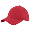 ystc26-sport-tek-red-mesh-cap