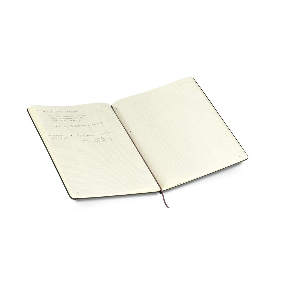 Moleskine Black Hard Cover Professional Ruled XL Notebook